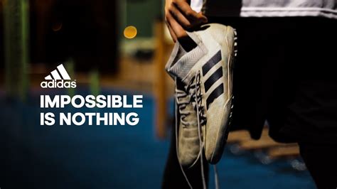 the original impossible adidas|Adidas impossible is nothing commercial.